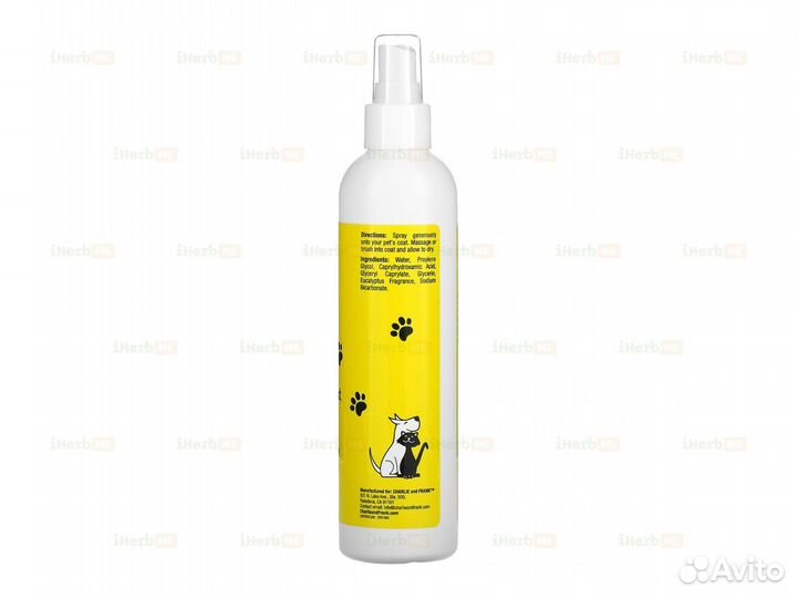 Спрей для ухода за шерстью животных, «Эвкалипт»