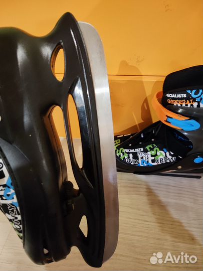 Коньки ледовые раздвежные