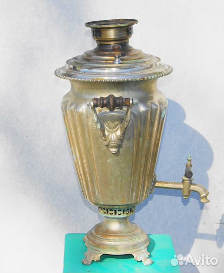 Самовар на дровах старинный