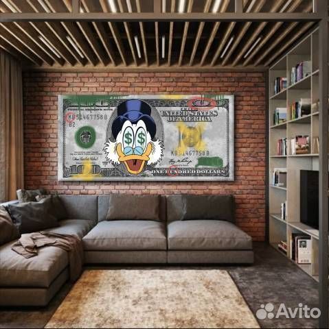 Денежная картина Скрудж