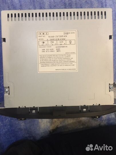 Штатная магнитола i35