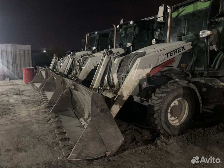 Услуги Экскаватора погрузчика с Гидромолотом