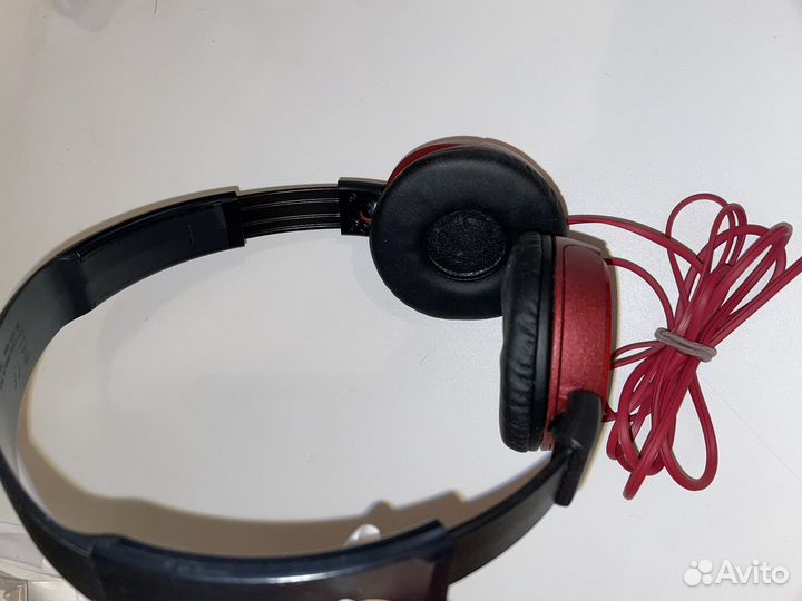Наушники sony цвет красный