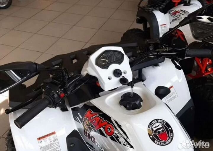 Квадроцикл Kayo Big Bull черно-белый