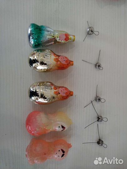 Елочные игрушки СССР