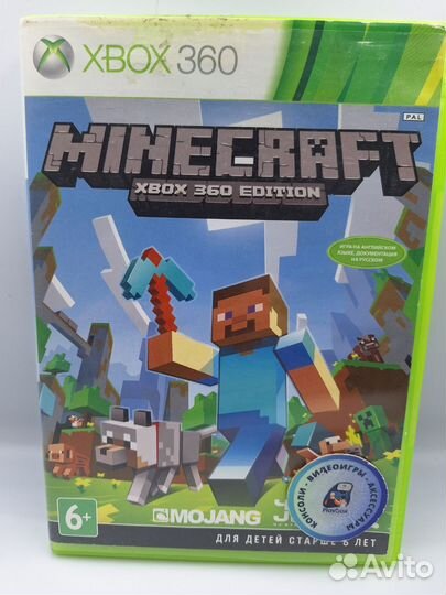 Minecraft xbox 360 (б/у, англ.)