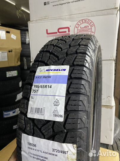 Michelin X-Ice Snow 155/65 R14 75T