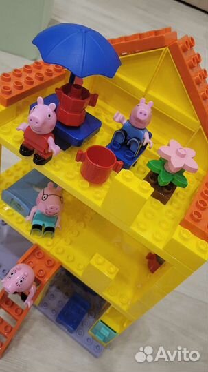 Lego duplo, unico домик свинки пеппы