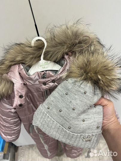 Шапка для девочки зимняя 2-5 лет