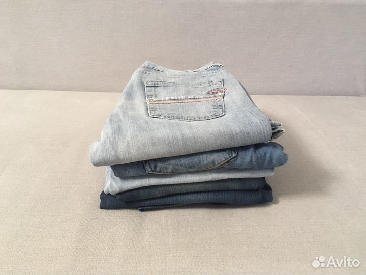 Джинсы женские пакет 5 шт р-р 25-27