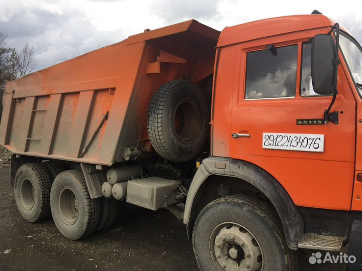 Грузоперевозки камаз самосвал 15т