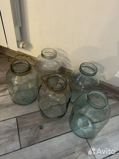 Стеклянная банка 3л (за 5шт-100)