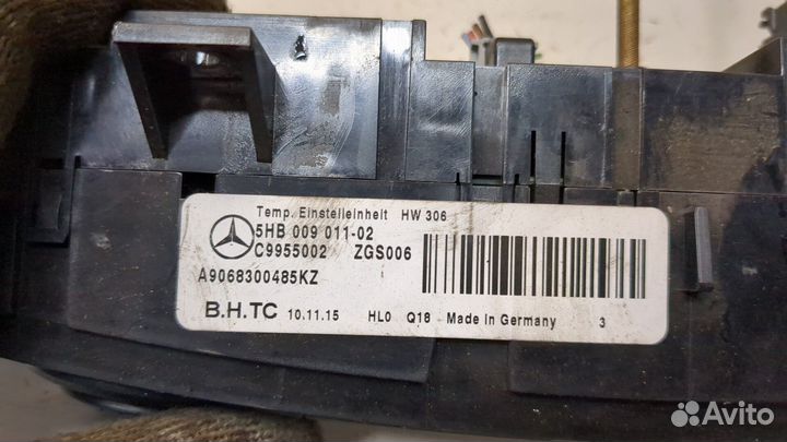 Переключатель отопителя Mercedes Sprinter