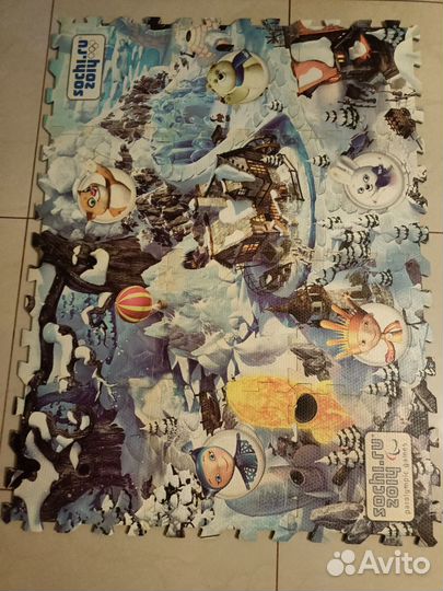 Коврик пазлы детский Сочи