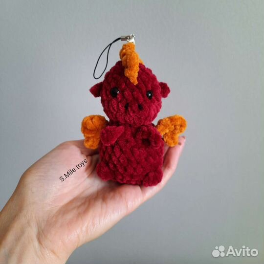 Аксолотль кит машинка рыбка дракон брелок/игрушк