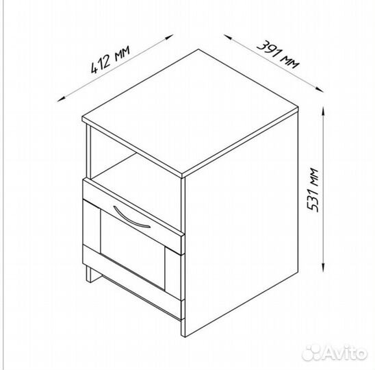 Тумба прикроватная