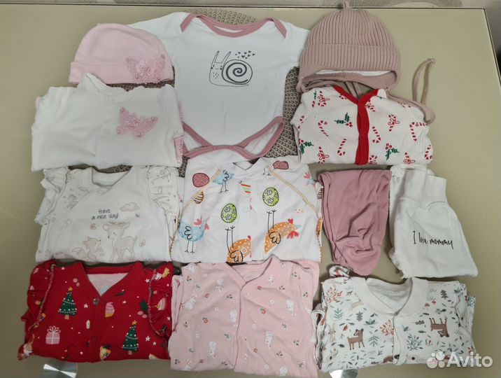 Детские вещи пакетом на девочку 56-62
