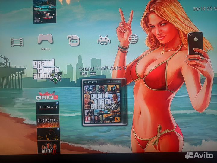 Sony PlayStation 3 Slim, 320 GB, 35 игр, 2 джоя