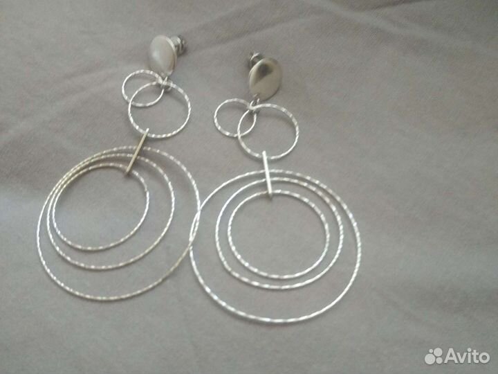 Серьги из серебра