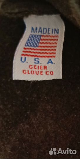 Новые мужские кожаные перчатки из Америки