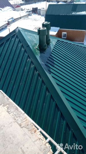 Приточка,Вентиляция.Снегозадержатели на крышу