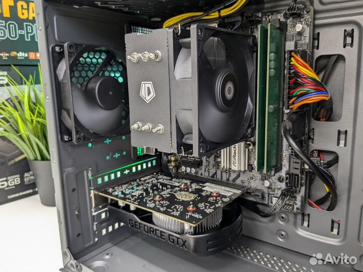 Игровой пк i3-10100F + GTX 1650 4GB + 16GB