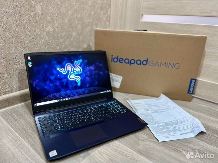 Игровой Lenovo 1650Ti / i5-10H / 512SSD / 8GB