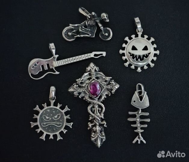 Серебряные подвески (унисекс)