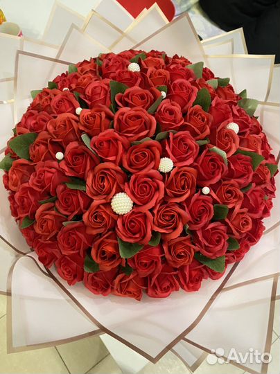 Мыльные розы, мыльные букеты, мыльные цветы