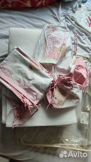 Бортик для кроватки постельная принадлежность