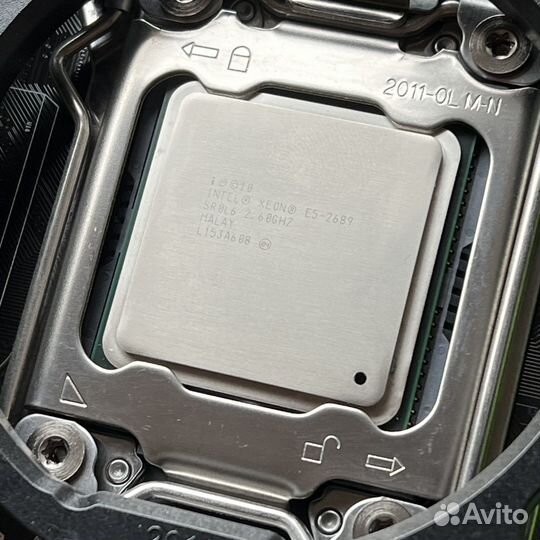 Комплект xeon e5 2689 + 16Gb