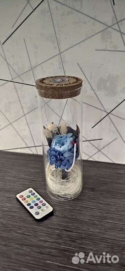 Роза в колбе