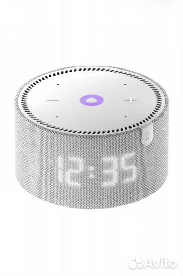 Яндекс станция мини 2 с часами, серый - Новая