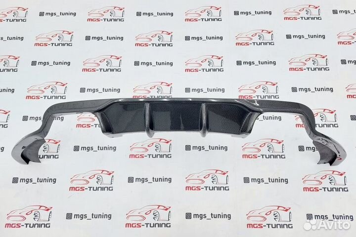 Задний диффузор BMW X5M F85 Hamann Style карбон