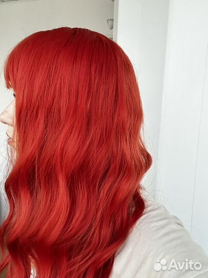 Парик рыжий/красный