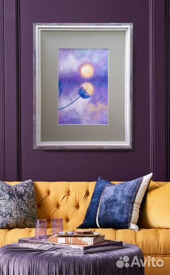 Интерьерная картина, картина маслом, акрилом на за