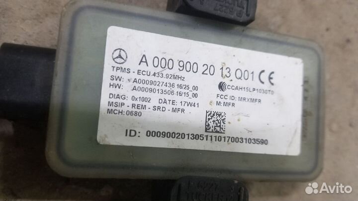 Блок давления в шинах Mercedes E-Class W213 W238