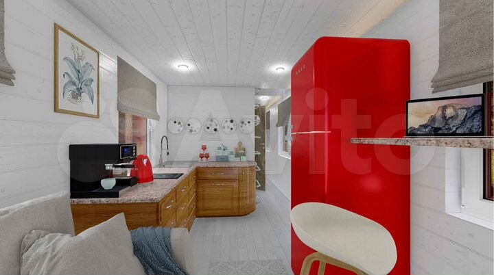 Дом 52 м² на участке 5 сот.