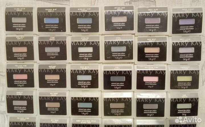 Минеральные и запеченые тени Мэри кэй