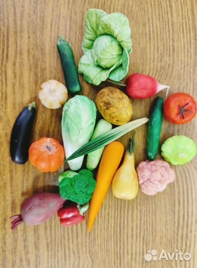 Овощи из полимерной глины