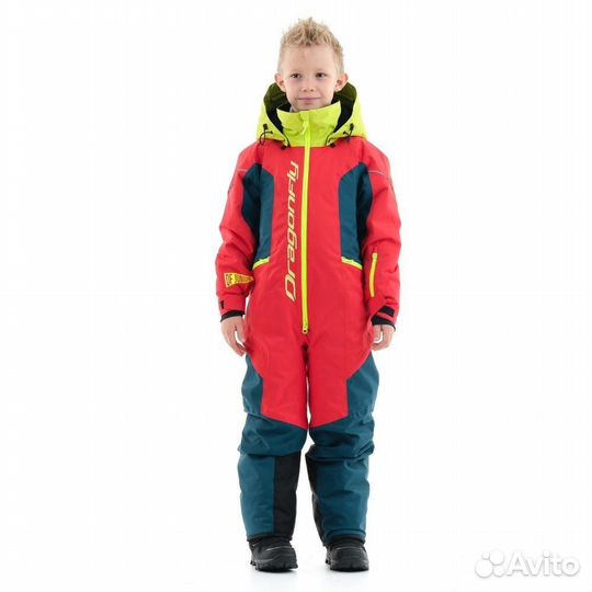Зимний утепленный детский комбинезон DF Детский