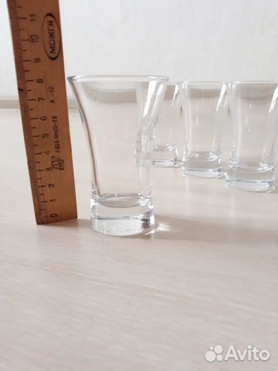Набор рюмок/стопок 4 шт/50мл, новые в коробке