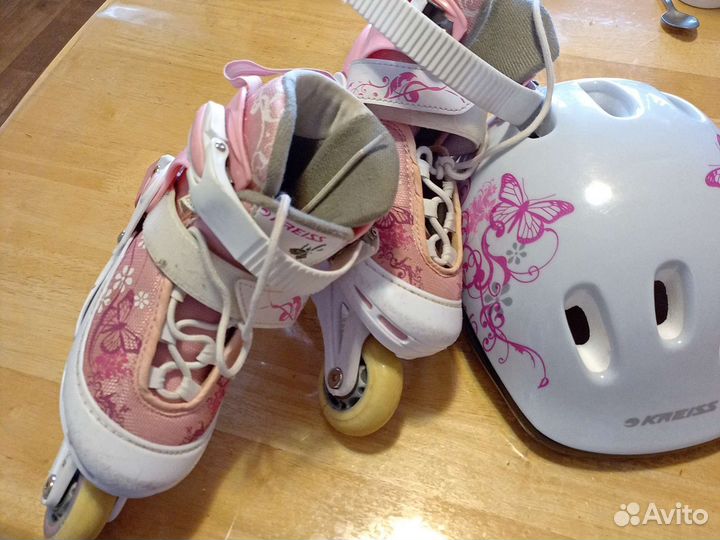 Шлем, роликовые коньки детские, 18-20 см