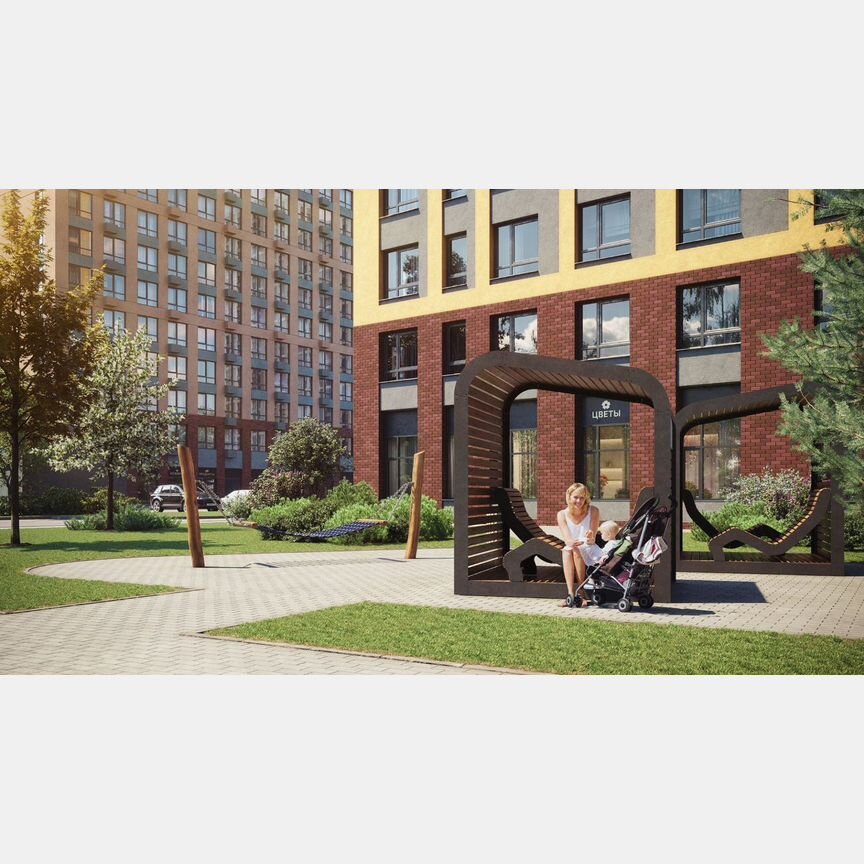 2-к. квартира, 61,7 м², 22/24 эт.