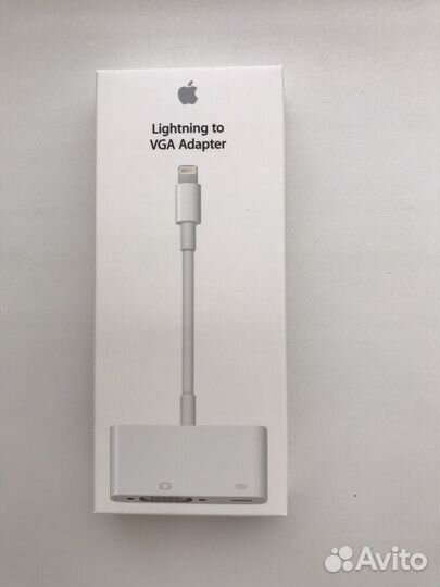 Кабель Lightening to VGA adapter