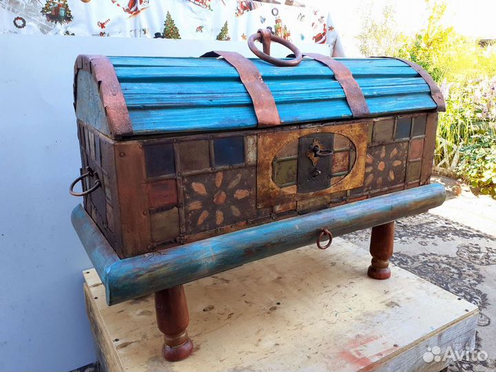 Антикварная Мебель. Сундук Ларь Расписной царского