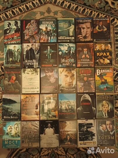 DVD коллекция сериалов
