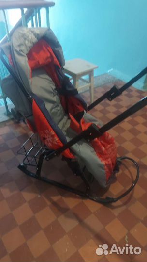 Коляска санки