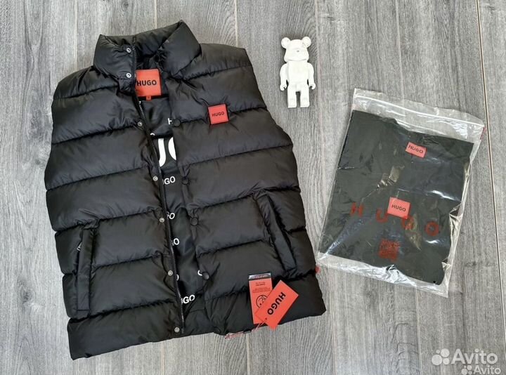 Жилет hugo boss+ футболка в подарок