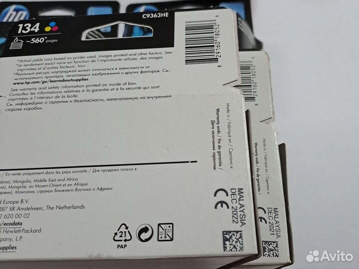 Картридж hp 134